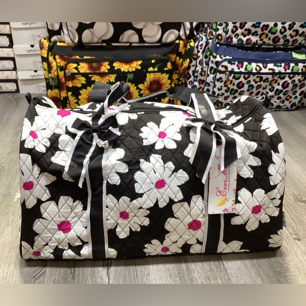 Quilted Floral Dufflebag